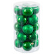Bolas de Navidad Verde Plástico 6 x 6 x 6 cm (20 Unidades)