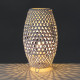 Desk lamp White Metal Bamboo 40 W 220-240 V 20 x 20 x 37 cm