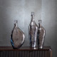 Botella Plateado 13 x 10 x 43 cm Decorativa