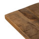 Tablero de mesa Cuadrado Beige Madera de mango 60 x 60 x 3 cm