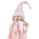 Christmas bauble Pink Metal Polyresin Polyfoam Fabric Girl 19 x 10 x 51 cm