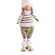 Christmas bauble White Golden Metal Polyresin Fabric Children 12 x 8,5 x 40 cm