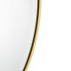 Espejo de pared Dorado Aluminio Cristal 60 x 4 x 60 cm