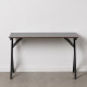 Desk MDF Wood Black Natural 120 x 60 x 75 cm