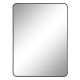 Wall mirror Black 76 x 3 x 101 cm