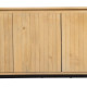 Aparador MONTMARTRE Negro Natural Hierro Madera de mango 140 x 40 x 75 cm