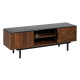TV furniture ABNER Brown Black Iron Mango wood 140 x 40 x 50 cm