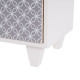 Jewelry box LEAVES White Grey Natural MDF Wood 17 x 11 x 31 cm