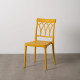 Dining Chair Yellow 42 x 54 x 83 cm