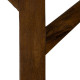 Perchero de Pie Marrón Madera de mango 23 x 7 x 123 cm