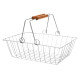 Carrito Verdulero Plateado Hierro 28 x 26 x 78 cm