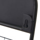 Kitchen Paper Holder Black Natural Iron 34 x 11 x 39 cm