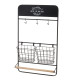 Kitchen Paper Holder Black Natural Iron 38 x 7,5 x 61 cm