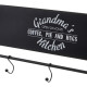 Kitchen Paper Holder Black Natural Iron 38 x 7,5 x 61 cm