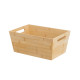 Basket Natural Bamboo MDF Wood 7 L 30 x 20 x 13 cm