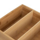 Organizador de Cajones Natural Bambú 28 x 22 x 8,5 cm