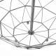 Fruit Bowl Silver Iron 30 x 30 x 38 cm