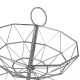 Fruit Bowl Silver Iron 30 x 30 x 38 cm
