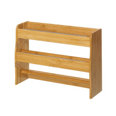 Kitchen Paper Holder Natural Bamboo 36 x 10 x 26 cm