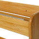 Kitchen Paper Holder Natural Bamboo 36 x 10 x 26 cm