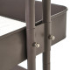 Carrito Verdulero Gris Metal 44 x 36 x 73 cm