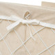 Set of Baskets NATURLIFE White Sand Iron (3 Units)