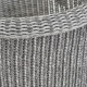 Multi-purpose basket White Grey Polyester (3 Units)
