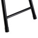 Taburete Negro Poliuretano PVC Hierro 30 x 30 x 45 cm