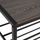 Perchero Negro Hierro 76,2 x 35 x 177,5 cm