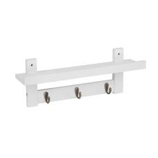 Estante Blanco Bambú 49 x 12 x 18 cm