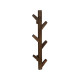 Coat Rack Brown Mango wood 23 x 7 x 78 cm