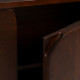 Occasional Furniture Brown Acacia 90 x 40 x 80 cm