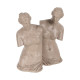 Sujetalibros Beige Poliresina 22,7 x 12,8 x 25,8 cm (2 Unidades)