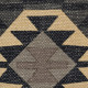 Pouffe Black Taupe 45 x 45 x 45 cm