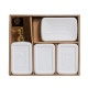 Bath Set White Ceramic 27,5 x 7 x 24 cm