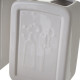 Bath Set White Ceramic 27,5 x 7 x 24 cm