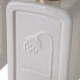 Bath Set White Ceramic 27,5 x 7 x 24 cm