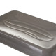 Bath Set Grey Ceramic 27,5 x 7 x 24 cm