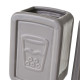 Bath Set Grey Ceramic 27,5 x 7 x 24 cm