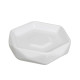 Bath Set White Ceramic 23,5 x 8 x 23,5 cm