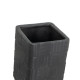 Bath Set Black Ceramic 14 x 10 x 20 cm