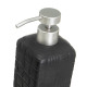 Bath Set Black Ceramic 14 x 10 x 20 cm
