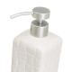 Bath Set White Ceramic 14 x 10 x 20 cm
