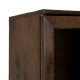 Vitrina Marrón Cristal Madera de mango 40 x 40 x 180 cm