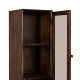 Vitrina Marrón Cristal Madera de mango 40 x 40 x 180 cm