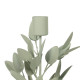 Candleholder Light Green Iron 8 x 8 x 29 cm