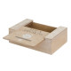 Caja para Infusiones Blanco Natural Madera MDF 24 x 16 x 7,5 cm