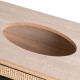 Handkerchief or scarf box HEARTS Wood Cane MDF Wood 27 x 16 x 9 cm