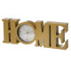 Table clock HOME Golden Plastic 39 x 3,5 x 15 cm