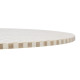 Mesa auxiliar Blanco Dorado 91,4 x 91,4 x 74 cm